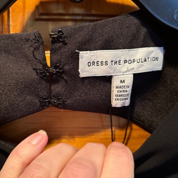 Dress the Population Paola Dress in Black Medium NWT - Picture 4 of 7